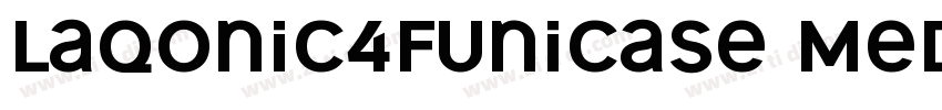 Laqonic4FUnicase Med字体转换